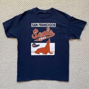 Mens San Francisco Seals crew neck t-shirt